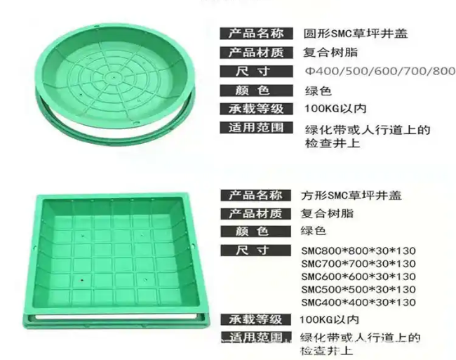 嘉鱼树脂复合种植井盖展示